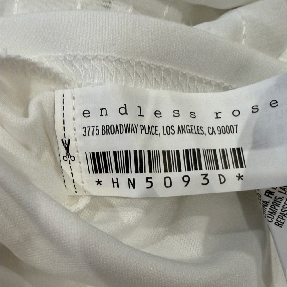 Anthropologie by Endless Rose Dress Strapless Fitted Mini SIZE MEDIUM NEW - Picture 5 of 8